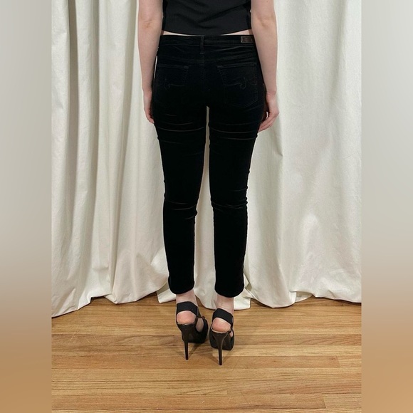 AG Jeans Velvet Low Rise Skinny Jeans - Picture 4 of 8